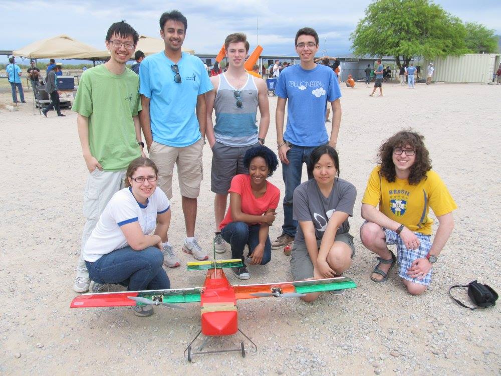 Gabrielle at AIAA Competition